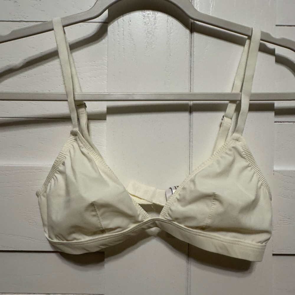 Urban Outfitters Cream Triangle Bralette